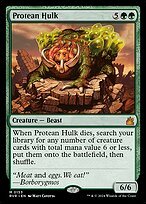 Matte Finish Ravnica Remastered Protean Hulk ( #153 )