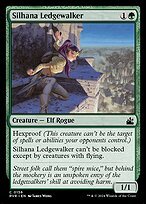 Matte Finish Ravnica Remastered Silhana Ledgewalker ( #156 )