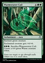 Matte Finish Ravnica Remastered Wurmweaver Coil ( #161 )