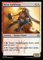 Matte Finish Ravnica Remastered Boros Guildmage ( #168 )