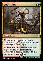 Matte Finish Ravnica Remastered Cindervines ( #171 )