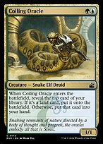 Matte Finish Ravnica Remastered Coiling Oracle ( #172 )