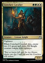 Matte Finish Ravnica Remastered Conclave Cavalier ( #173 )