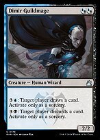 Matte Finish Ravnica Remastered Dimir Guildmage ( #178 )