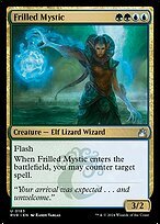 Matte Finish Ravnica Remastered Frilled Mystic ( #183 )