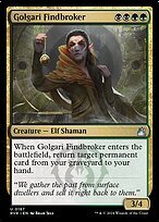Matte Finish Ravnica Remastered Golgari Findbroker ( #187 )