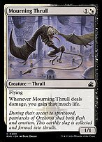 Matte Finish Ravnica Remastered Mourning Thrull ( #204 )