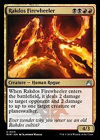 Matte Finish Ravnica Remastered Rakdos Firewheeler ( #213 )