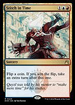 Matte Finish Ravnica Remastered Stitch in Time ( #229 )