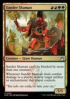 Matte Finish Ravnica Remastered Sunder Shaman ( #230 )