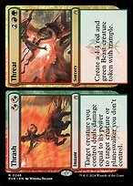Matte Finish Ravnica Remastered Thrash // Threat ( #246 )