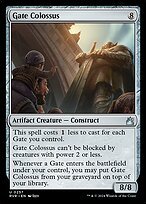 Matte Finish Ravnica Remastered Gate Colossus ( #257 )