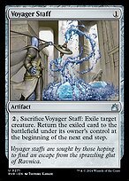 Matte Finish Ravnica Remastered Voyager Staff ( #271 )