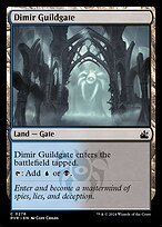 Matte Finish Ravnica Remastered Dimir Guildgate ( #276 )