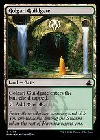 Matte Finish Ravnica Remastered Golgari Guildgate ( #278 )