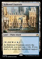 Matte Finish Ravnica Remastered Hallowed Fountain ( #280 )