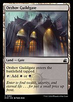 Matte Finish Ravnica Remastered Orzhov Guildgate ( #282 )