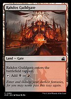 Matte Finish Ravnica Remastered Rakdos Guildgate ( #284 )