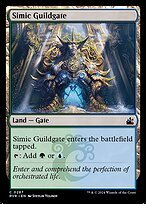 Matte Finish Ravnica Remastered Simic Guildgate ( #287 )