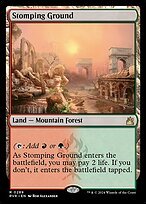 Matte Finish Ravnica Remastered Stomping Ground ( #289 )
