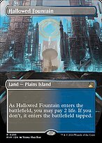 Matte Finish Ravnica Remastered Hallowed Fountain ( #295 )