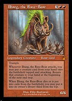 Matte Finish Ravnica Remastered Ilharg, the Raze-Boar ( #334 )