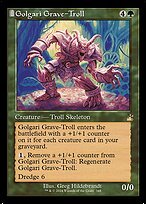 Matte Finish Ravnica Remastered Golgari Grave-Troll ( #348 )