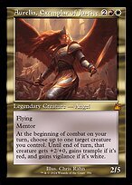Matte Finish Ravnica Remastered Aurelia, Exemplar of Justice ( #356 )