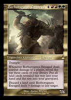 Matte Finish Ravnica Remastered Borborygmos Enraged ( #357 )