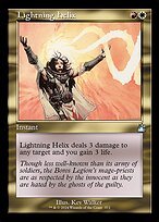 Matte Finish Ravnica Remastered Lightning Helix ( #372 )