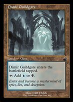 Matte Finish Ravnica Remastered Dimir Guildgate ( #400 )
