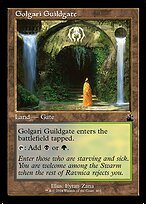 Matte Finish Ravnica Remastered Golgari Guildgate ( #402 )
