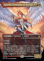 Matte Finish Ravnica Remastered Aurelia, Exemplar of Justice ( #436 )