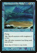 Matte Finish Scourge Thundercloud Elemental ( #54 )