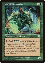 Matte Finish Scourge Elvish Aberration ( #118 )