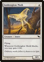 Matte Finish Shadowmoor Goldenglow Moth ( #6 )