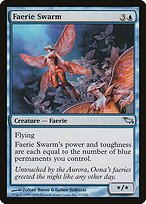 Matte Finish Shadowmoor Faerie Swarm ( #37 )