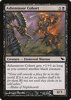 Matte Finish Shadowmoor Ashenmoor Cohort ( #56 )