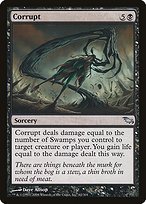 Matte Finish Shadowmoor Corrupt ( #62 )