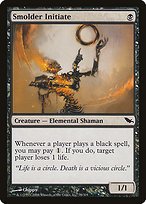 Matte Finish Shadowmoor Smolder Initiate ( #78 )