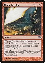 Matte Finish Shadowmoor Flame Javelin ( #92 )