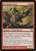 Matte Finish Shadowmoor Furystoke Giant ( #93 )