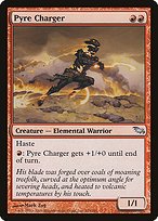 Matte Finish Shadowmoor Pyre Charger ( #103 )