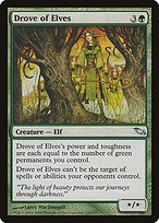 Matte Finish Shadowmoor Drove of Elves ( #112 )
