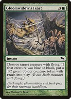 Matte Finish Shadowmoor Gloomwidow's Feast ( #118 )