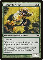 Matte Finish Shadowmoor Hungry Spriggan ( #120 )