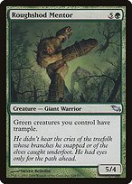 Matte Finish Shadowmoor Roughshod Mentor ( #128 )