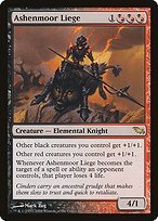 Matte Finish Shadowmoor Ashenmoor Liege ( #181 )