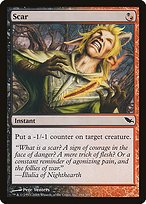 Matte Finish Shadowmoor Scar ( #194 )