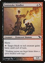 Matte Finish Shadowmoor Sootstoke Kindler ( #195 )